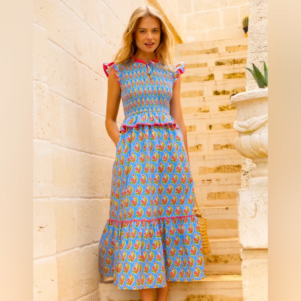 NWT Pink City Prints Harper Dress